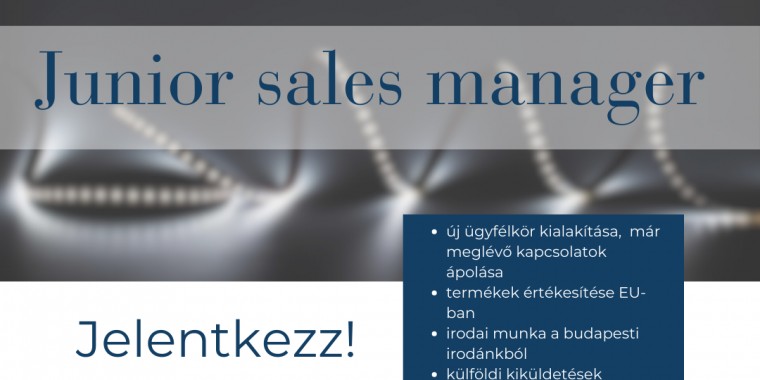 JUNIOR SALES MANAGER - SW Peaceful Kft.