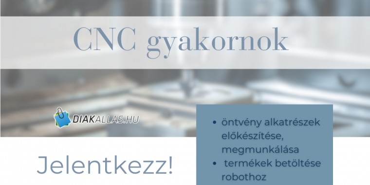 CNC MEGMUNKÁLÁSI GYAKORNOK - diakallas.hu Iskolaszövetkezet
