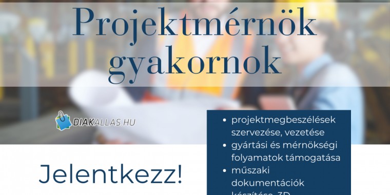PROJEKTMÉRNÖK GYAKORNOK - diakallas.hu Iskolaszövetkezet