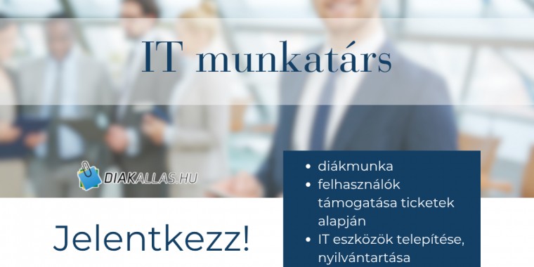 IT MUNKATÁRS - diakallas.hu Iskolaszövetkezet