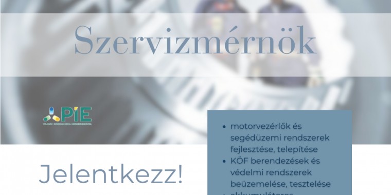 SZERVIZMÉRNÖK - Plant Industrial Engineering Kft.