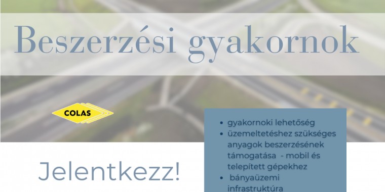 BESZERZÉSI GYAKORNOK - Colas Északkő Kft.