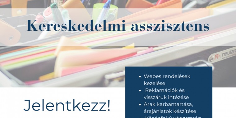 Kereskedelmi asszisztens - PROFIL-COPY 2002 KFT.